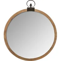 Atmosphera - Spiegel Gousset - Holz d 74 cm