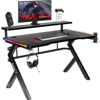 Huzaro Hero 5.0 Rgb Gaming-schreibtisch - Black / RGB