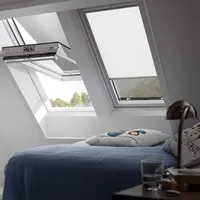 VELUX Verdunkelungsrollo Uni Beige 1085, 089 1085S Hellbeige, Schiene
