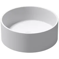 Doporro - Aufsatzwaschbecken Rund Colossum804 Ø 40 Cm Mineralguss