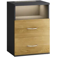 CASARIA Casaria® Nachttisch mit Schubladen Boxspringbett Schlafzimmer Wohnzimmer Beistelltisch