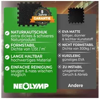 NEOLYMP Bodenschutzmatte Fitness 8 St Set