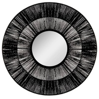 Atmosphera Créateur d'intérieur Dekospiegel ethnic, ø 76 cm, schwarz