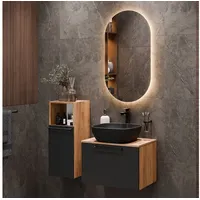 Planetmöbel Astra 4-tlg. Gold Schwarz