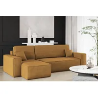 Kaiser Möbel Ecksofa mit schlaffunktion und bettkasten, Sofa L-form,