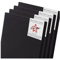 Art-Star Keilrahmen 4 St. 60x80 cm Schwarz