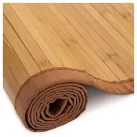 Homestyle4u Bambusteppich Bambusmatte Bambus Teppich Läufer Vorleger Küchenteppich -