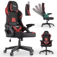Onbest Gaming Stuhl – ergonomisch – mit Lordosenkissen –