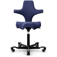 Hag Capisco 8106 Stoff Xtreme Schwarz Gestell Silber