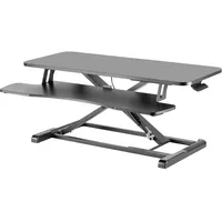 Toboli Schreibtischaufsatz Steh-Sitz 95x40cm höhenverstellbar Tastaturablage