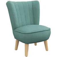 Aiyaplay Kindersessel, Kindersofa mit Samtoptik, Holzbeine, Kinderstuhl für Kinderzimmer,