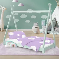 ML-Design Kinderbett Tipi 80 x 160 cm mit Lattenrost