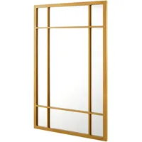 [en.casa] Wandspiegel, Gold, Glas, Rechteckig, 60x90x1.8 cm, Spiegel, Cupello