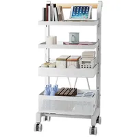 Heikoeco Heikoeco® Servierwagen Küchenwagen mit Rollen, Gemüseregal Metall, Obst
