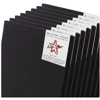 Art-Star 8X University Black KEILRAHMEN 80x100 cm | Schwarze