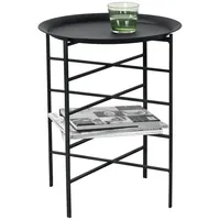 [en.casa] Beistelltisch Wiltz 40x40x53 cm Metall Schwarz