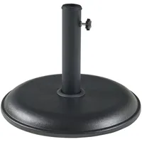 Casa.pro Sonnenschirmständer Bionaz Ø45x5 cm Beton 15 kg Schwarz