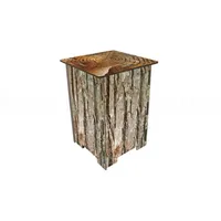 Werkhaus Photohocker Baumrinde Hocker Sitzhocker Holzwerkstoff Werkhaus
