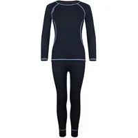 TROLLKIDS Merino Funktionsunterwäsche-set - Anthracite / Med Blue -