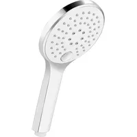 Evenes Handbrause Magnifica, 3 Strahlarten, Ø 100 mm, chrom/weiß