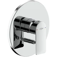 Evenes Unterputz-Wannenmischer Nomoro, Rosette Ø 178 mm, chrom -