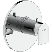 Evenes UP-Brausethermostat Nomoro, Rosette Ø 178 mm, chrom