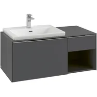 Villeroy & Boch Subway 3.0 Waschtischunterschrank mit Regalelement rechts