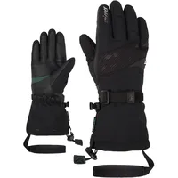 Ziener Damen KALICE Ski-Handschuhe/Wintersport | wasserdicht, Lange Stulpe, Black,