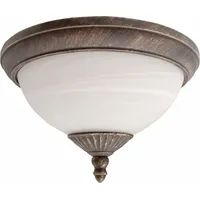 Rabalux 8377 Außendeckenleuchte Madrid, E27, gold-weiß, rund, ø335mm -