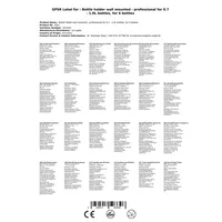 Ich-zapfe Profi Wandhalter 0,7 - 1,0L – 6 Flaschen