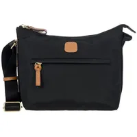BRIC'S - Kleine Umhängetasche Aus Nylon, Schwarz, 25x21.5x13 cm