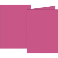 Brunnen 105125326 Klappkarte Universalpapier A6 fuchsia 10 Stück