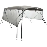 VidaXL 4-Bow Bimini-Top mit Mesh-Seitenteilen 243x(230-244)x137 cm
