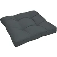 Beautissu Loungekissen Sitz Graphitgrau