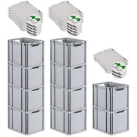 Proregal SuperSparSet 10x Eurobox NextGen Grip mit Scharnierdeckel und