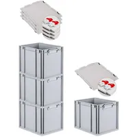 Proregal SuperSparSet 4x Eurobox NextGen Grip mit Scharnierdeckel und