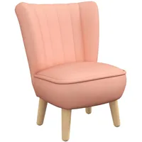 Aiyaplay Kindersessel, Kindersofa mit Samtoptik, Holzbeine, Kinderstuhl für Kinderzimmer,