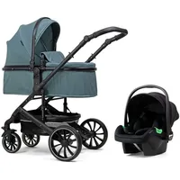 Pixini Kalani Kinderwagen 3in1 Set glossy petrol | Gr.: