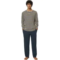 Marc O'Polo Pyjama »Mix & Match Cotton«, (Set, Beige/Marine