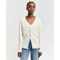 GANT Strickjacke CLASSIC COTTON CARDIGAN weiß XL