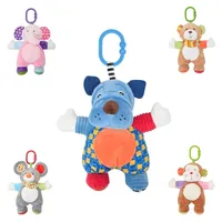 Lorelli Baby Kuscheltier Plüsch Greifling, C-Ring, auffällige Farben, ab