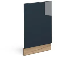 Vicco Geschirrspülerblende Fame-Line Dunkelblau Hochglanz 45 cm ohne Arbeitsplatte