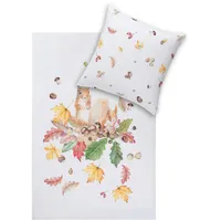 Estella Bettwäsche Squirrel Natur 1 Bettbezug 155 x 220