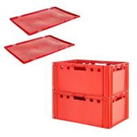TSGPS Kingpower - Fleischkiste E3 mit Deckeln Fleischkiste Rot