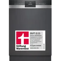 Siemens iQ300 SN53ES22CE Einbau-Geschirrspüler (teilintegrierbar, 598 mm breit, Edelstahl)