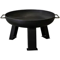 Tepro Feuerschale TEPRO "Toskana", schwarz, H:33cm Ø:55cm, Stahl, Feuerkörbe,