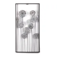 DESIGN DELIGHTS Wanddeko, Silber, Metall, 62 cm, Dekoration, Skulpturen