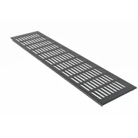 MS Beschläge Aluminium Lüftungsgitter Stegblech Türlüftung b 130mm x