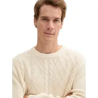 Tom Tailor Rundhalspullover mit Zopfmuster XL