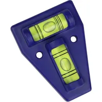 CALIMA 46014 Kreuz-Wasserwaage mit Bohrschablone 60 mm